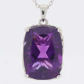 Sterling Silver Semi Mount Pendant Setting Cushion CU 18X13mm - Syzjewelry